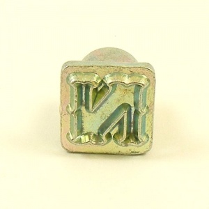 HALF PRICE 12mm Decorative Letter N Embossing Stamp